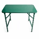 โต๊ะพับหน้าเหล็กเหลี่ยม เขียว.webp