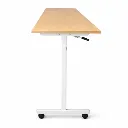 โต๊ะพับหน้าได้เมลามีน ขาเหล็กแปปไข่ ขนาด 15X30 นิ้ว ข้าง.webp