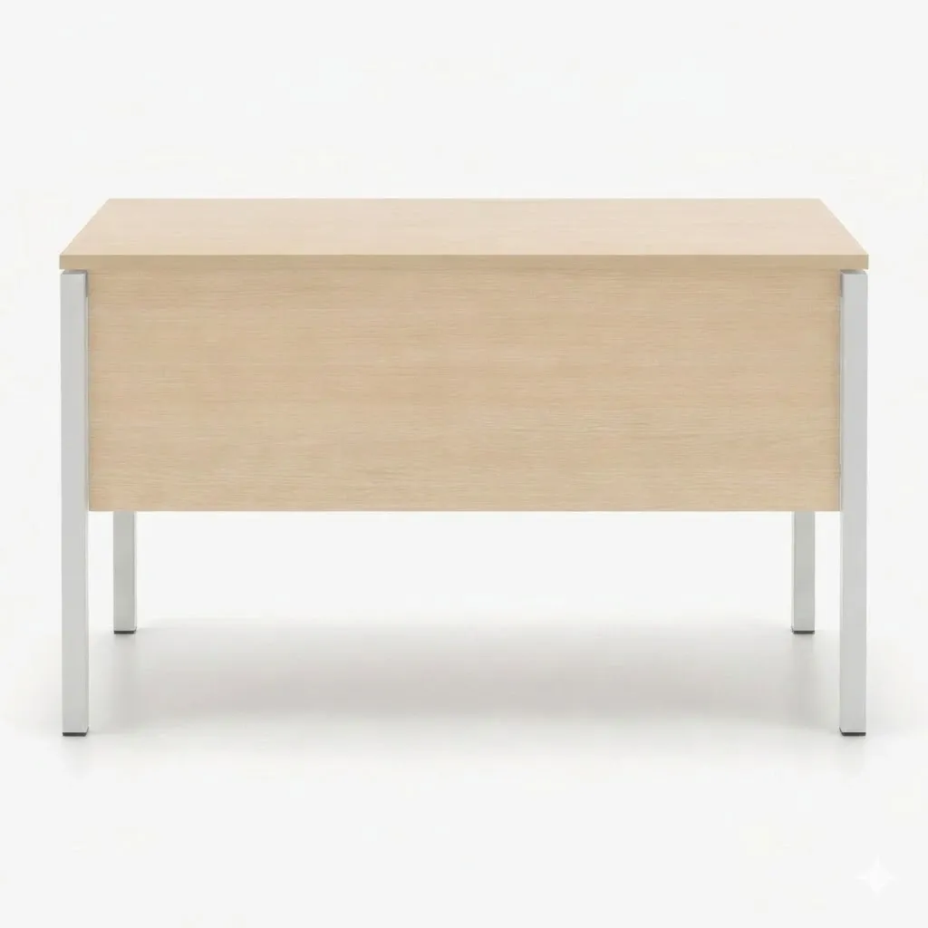 โต๊ะทำงานขาเหล็ก มีบังตา.webp