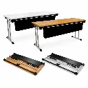 โต๊ะพับขาคู่ มีบังตา.webp