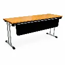 โต๊ะพับขาคู่ มีบังตา เชอรี่.webp