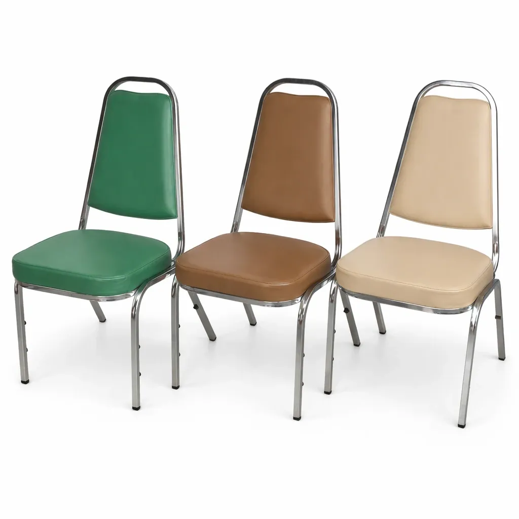 J-35 เก้าอี้จัดเลี้ยง สีเขียว น้ำตาล ครีม.webp
