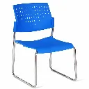 เก้าอี้โพลีมีรู รุ่น NV-611-U น้ำเงิน.webp