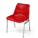 เก้าอี้โพลี P-38 แดง.webp