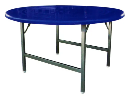 โต๊ะกลมพับพลาสติก ขนาด 119 × 75 ซม.