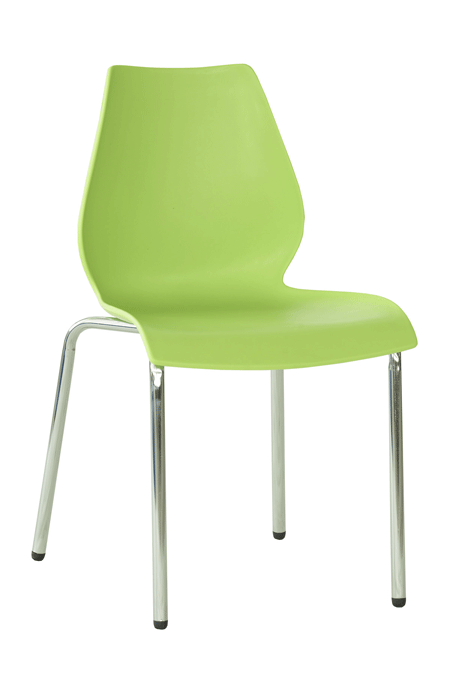 เก้าอี้ VC-800 พลาสติก ขาเหล็กชุบโครเมี่ยม