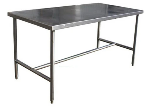 โต๊ะสแตนเลสขาตาย เกรด 304 หนา 1 มม. (งานครัว/งานอุตสาหกรรม)