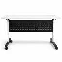 โต๊ะพับหน้าได้ มีล้อเลื่อน พร้อมบังตาด้านหน้า (Flip Top Training Table)