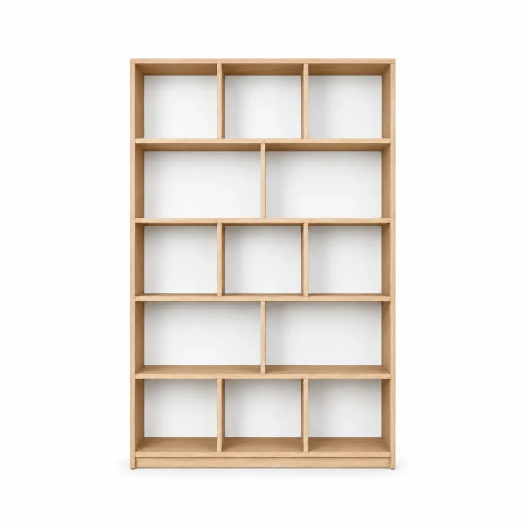 ตู้เอกสารโล่ง 5 ชั้น 13 ช่อง เมลามีน ท็อป 25 มม. ข้าง 19 มม. ขนาด 90×40×180 ซม.