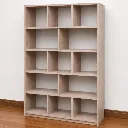 ตู้เอกสารโล่ง 5 ชั้น 13 ช่อง เมลามีน ท็อป 25 มม. ข้าง 19 มม. ขนาด 90×40×180 ซม.