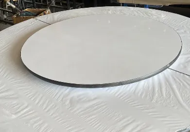 ชุดจานหมุน + ไม้หน้าขาว สำหรับโต๊ะจีน / โต๊ะกลม