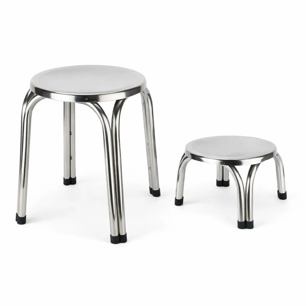 เก้าอี้สแตนเลส ขาคู่