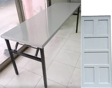 โต๊ะพับหน้าไฟเบอร์กลาส พับได้ ขาสปริงล็อค แข็งแรงพิเศษ